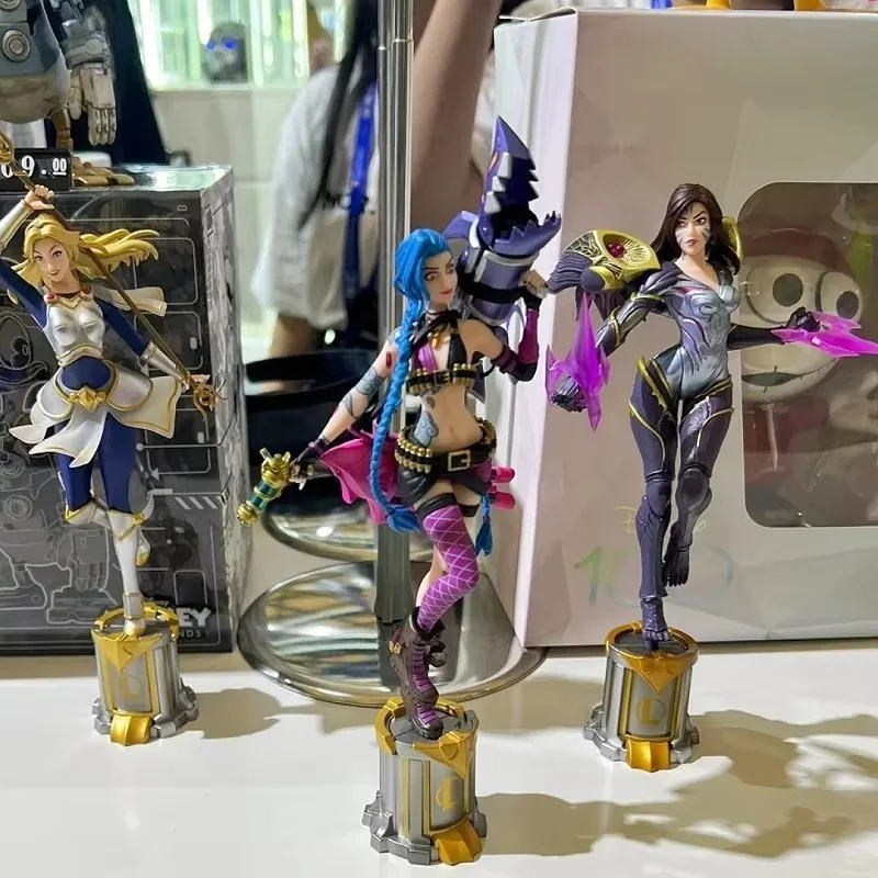 League Of Legends Jinx 3d ручка аниме фигурка официальная аутентичная игровая периферия