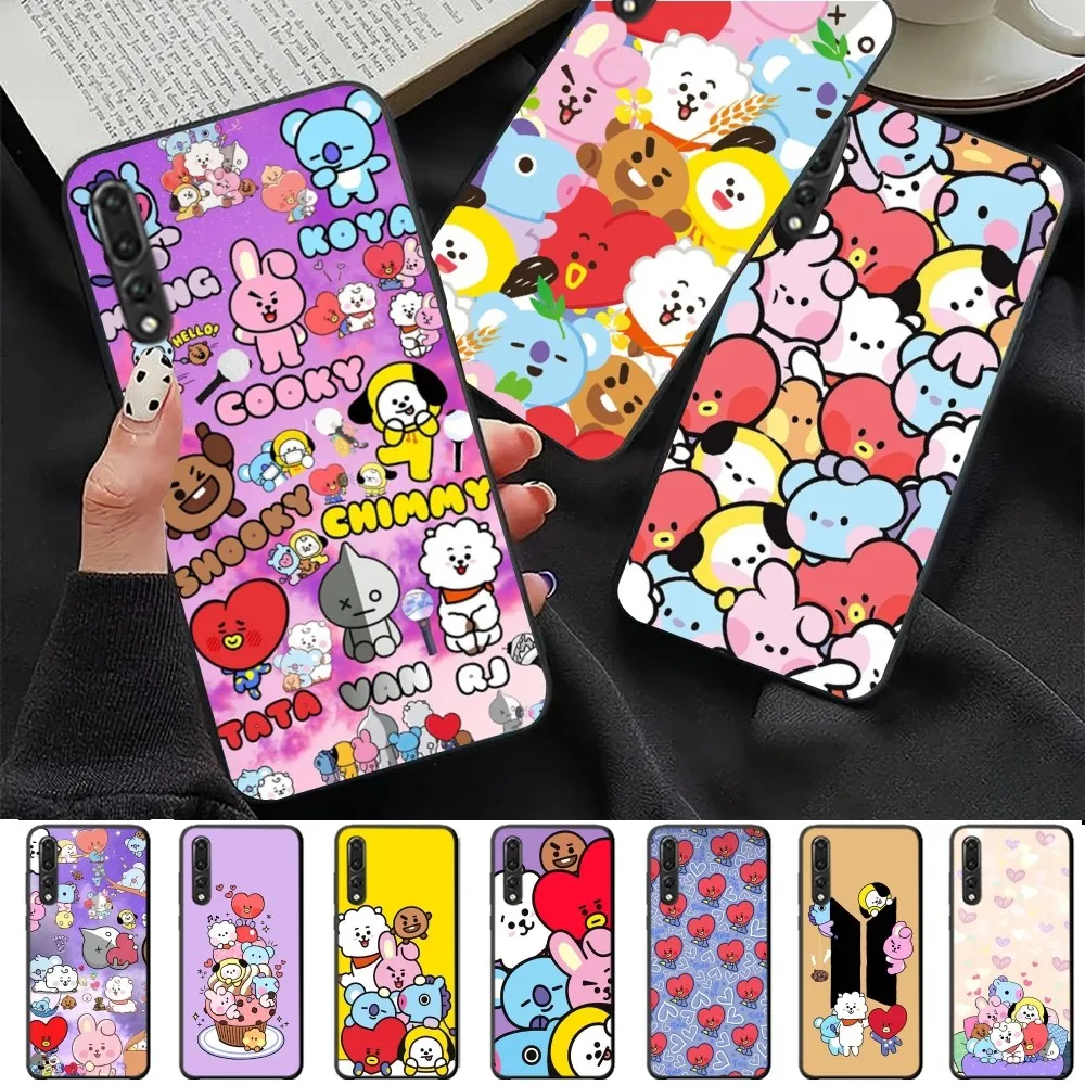 

Cute 21 cartoon paint Phone Case For Huawei P 8 9 10 20 30 40 50 Pro Lite Psmart Honor 10 lite 70 Mate 20lite