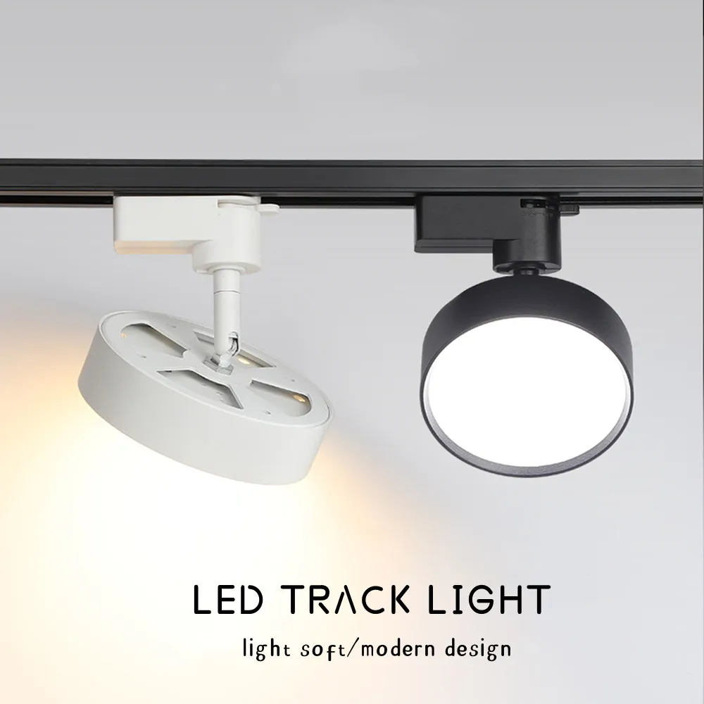 Современный внутренний Трековый светодиодный светильник потолочный с