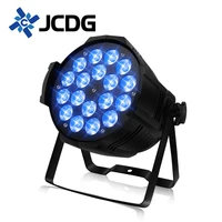 jcdg 18x15w rgbwa uv led par lighting 6in1 aluminum 18x12w professional stage lights for home entertainment professional stage