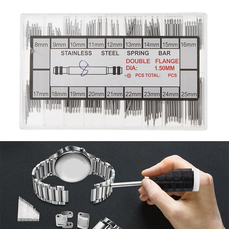 Ремешок из нержавеющей стали для часов сменный штифт браслета 8-25 мм