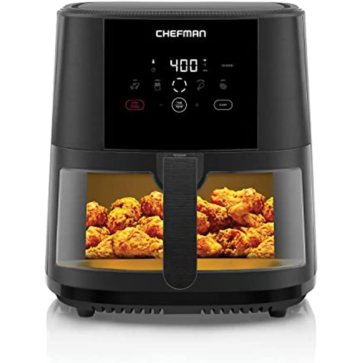 

Chefman TurboTouch легкая взглядная фритюрница, наиболее удобная и безопасная для здоровья форма для приготовления без масла, часы приготовления еды