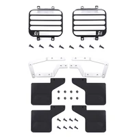 for mn d90 d99s mn99s front light lamp guards headlight cover rubber front and rear fenders mud flaps accessories