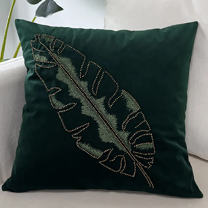 

Бархатный декоративный чехол для подушки 45×45 см