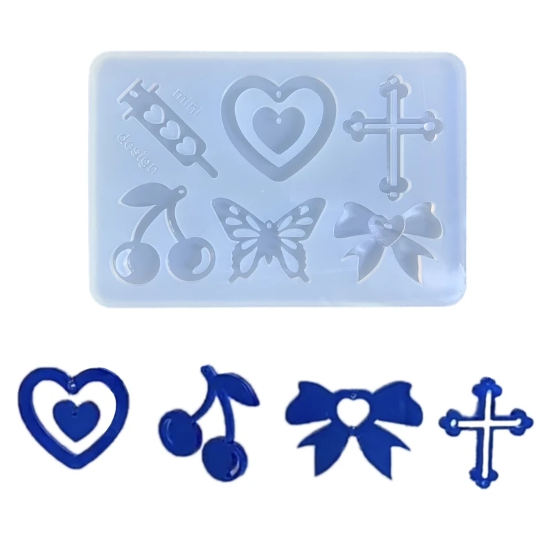 

Различные Символы вишня силиконовая эпоксидная форма DIY брелок Подвеска для декора сумки 124A