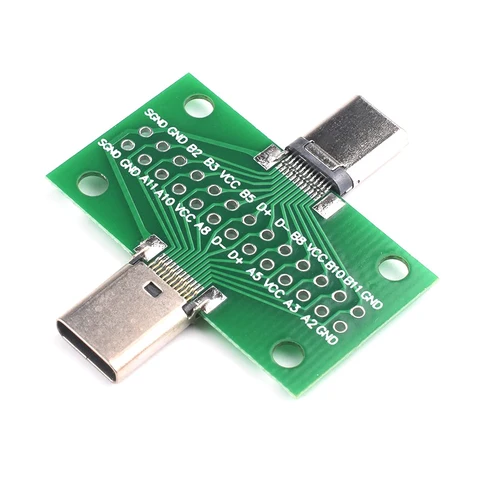 Liludin Type-C Male to Female USB 3.1 Test PCB Board Adapter