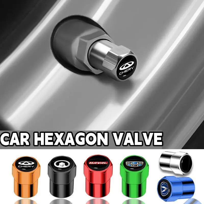 

4pcs Car Tyre Stem Air Valve Caps Aluminum 6 Colour for Ford Explorer 5 Focus 2 3 Ranger Mk3 Fusion Mondeo 4 5 S Car Accessories