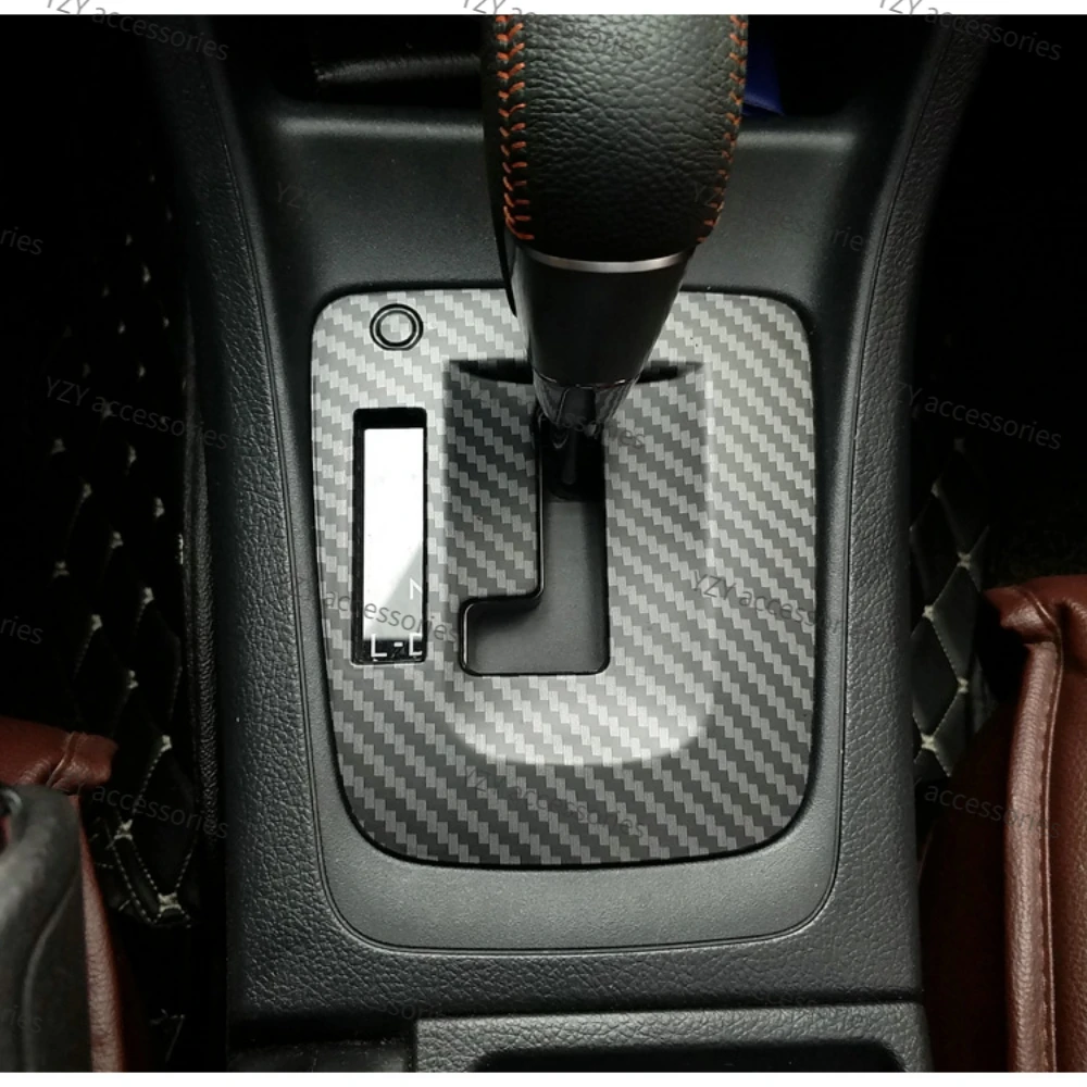 For 2012--2017 Subaru XV Interior Car Shift Knob Panel Cover Sticker Decorative Mould Car Styling Auto Parts images - 6