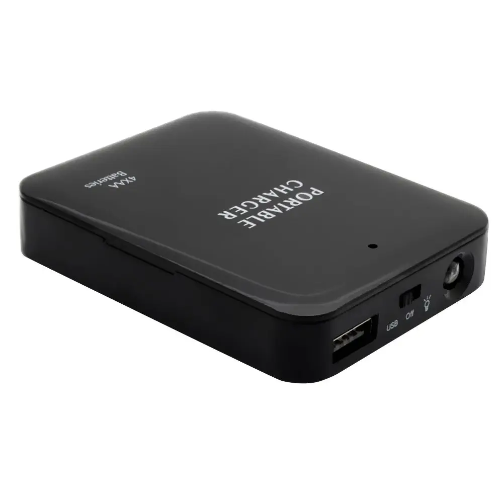 

4 слота AA батареи Внешний USB Перезаряжаемый аварийный источник питания зарядное устройство