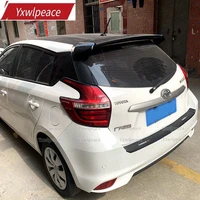suitable for toyota yaris 2014 2015 2016 2017 2018 car spoiler parts high quality abs unpainted color trunk top spoiler