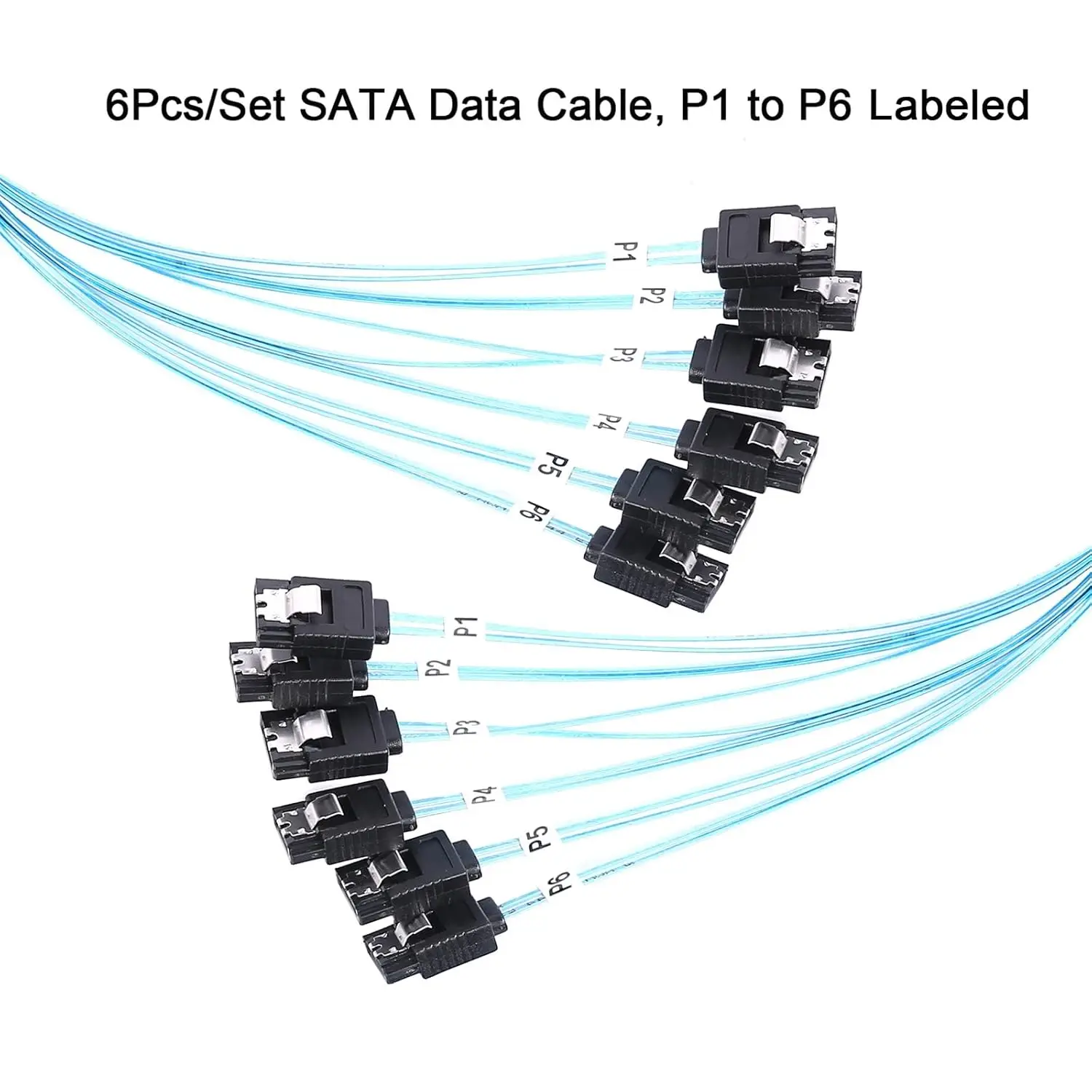 ADCAUDX SATA-III Кабель 0 5 м 6 шт./компл. Гбит/с-Sata HDD-SSD Cable Arte SAS de repuesto