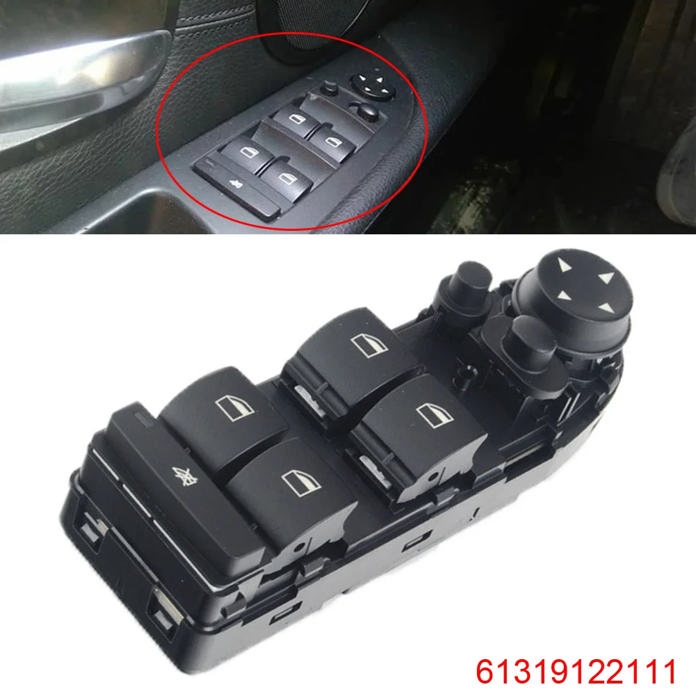 

New 1pcs 61319122111 Power Glass Switch For BMW E60 528I 528XI 535I 535XI 550I 2008-2010 Auto Replacement Parts