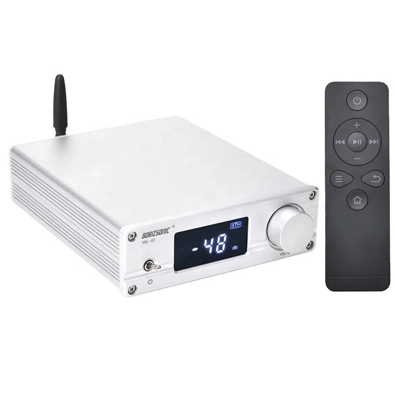 

BRZHIFI Wholesale Price VOL02 BT5.0 SBC/APTX Hifi Power Preamp Audiophile Remote Control Lossless Stereo Preamplifier Home Audio