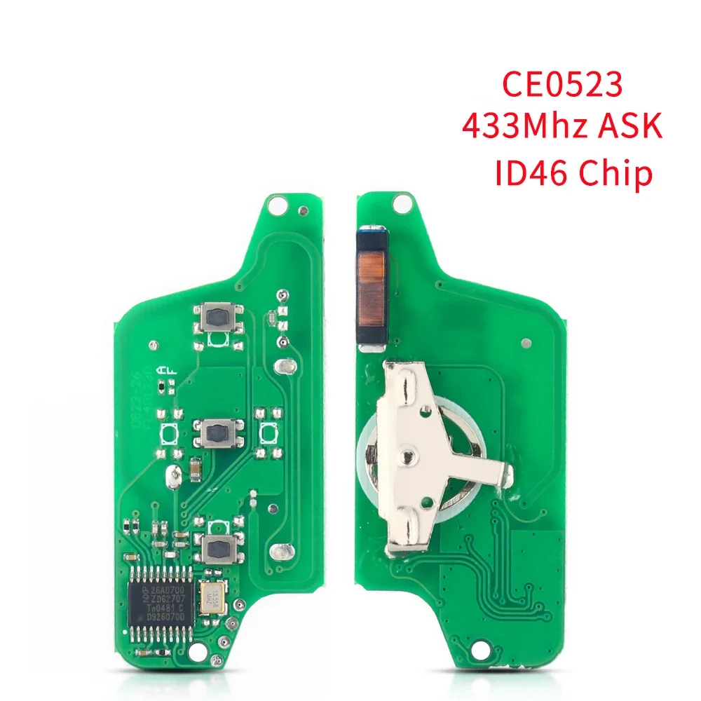 Ключ дистанционного управления KEYYOU для Peugeot 207 408 307 308 Citroen C2 C3 C4 Picasso с функцией