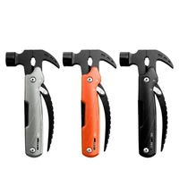 13 in 1 camping multitool pocket fold survival compact tools with knife saw hammer plier bottle opener durable outdoor tool kit