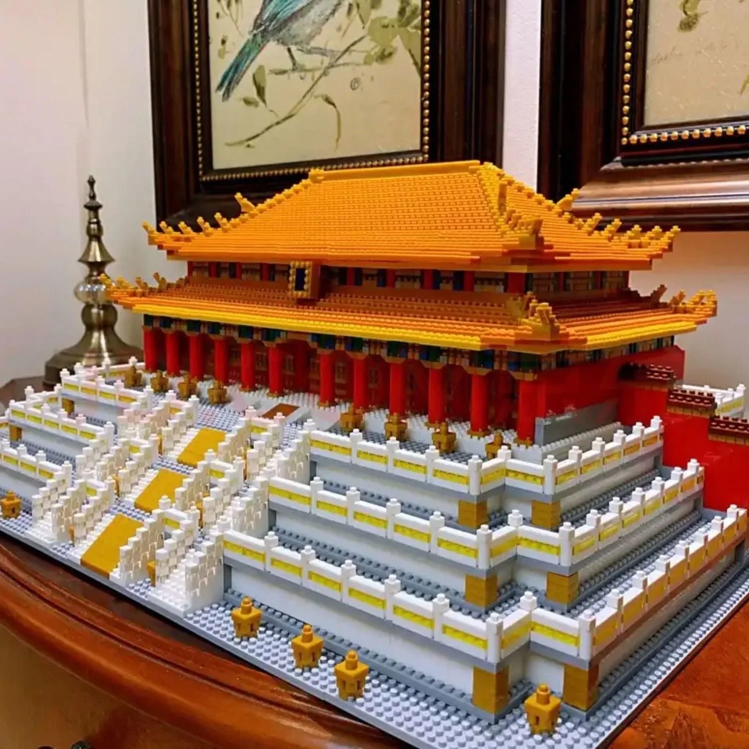 Hall of Supreme Harmony Совместимый строительный блок Lego врезной и шипованный игрушечный