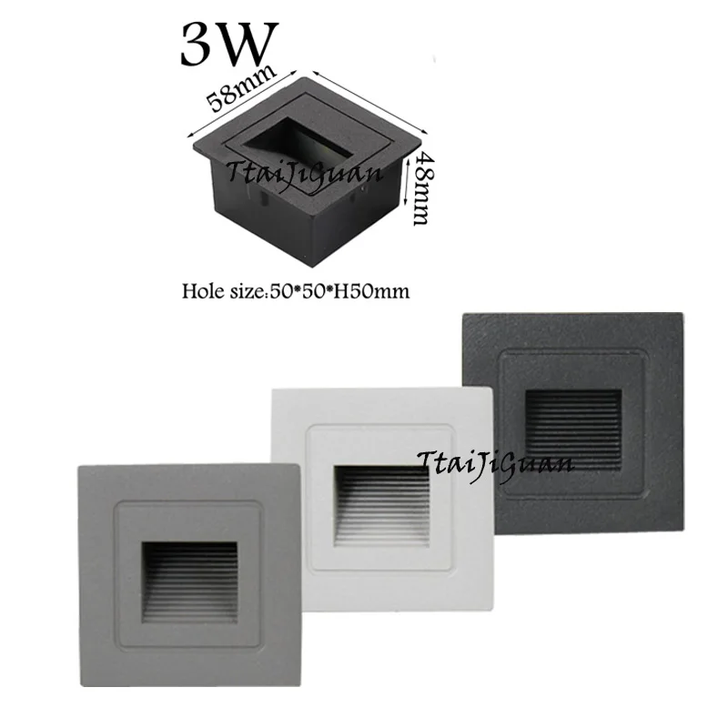 Внутренняя настенная лампа 58 мм/86 мм 3 Вт 5