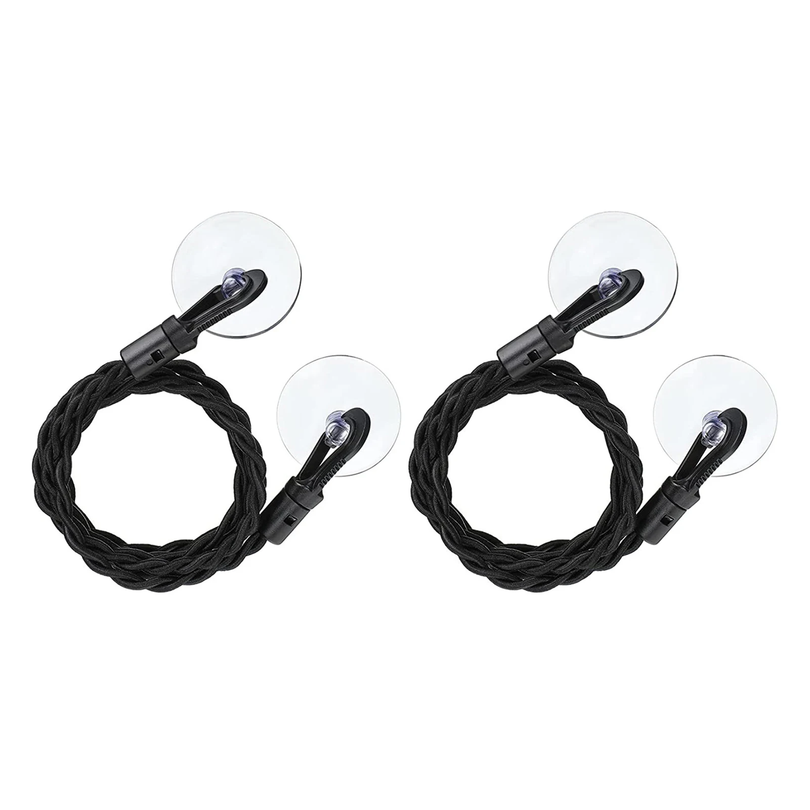 

2PCS Travel Flexible Clothesline with Suction Cups Compact Space-saving Clothesline for Outdoor and Indoor Use