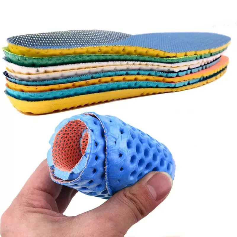 

2023NEW Pair Memory Foam Insoles Mesh Breathable Anti-sweat Cushion Running Shoes Pads Orthopedic Insoles Unisex