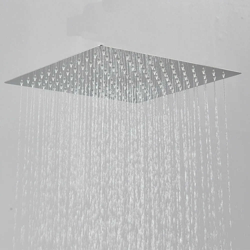 Хромированная Душевая Насадка С Дождевой Насадкой 8/10/12 Дюймов Нержавеющая Сталь