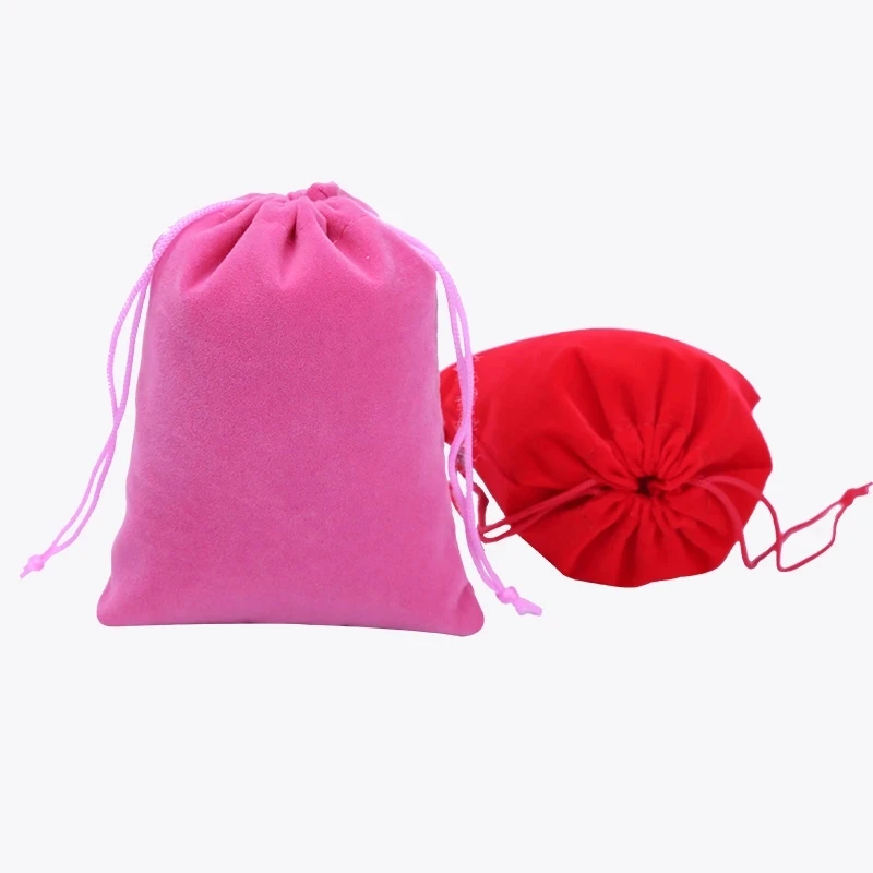 

Velvet Drawstring Small Mini Gift Jewelry Bags Christmas Wedding Favors For Guests Bulk 100 Candy Goodie Packaging Bag Business
