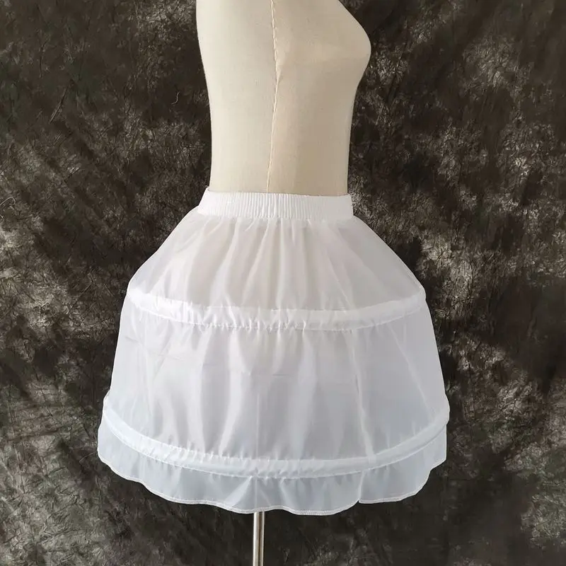 

Белые, черные трапециевидные короткие кружевные Подъюбники с поясом для девочек, Нижняя юбка в стиле кринолина для свадебного платья, 2022