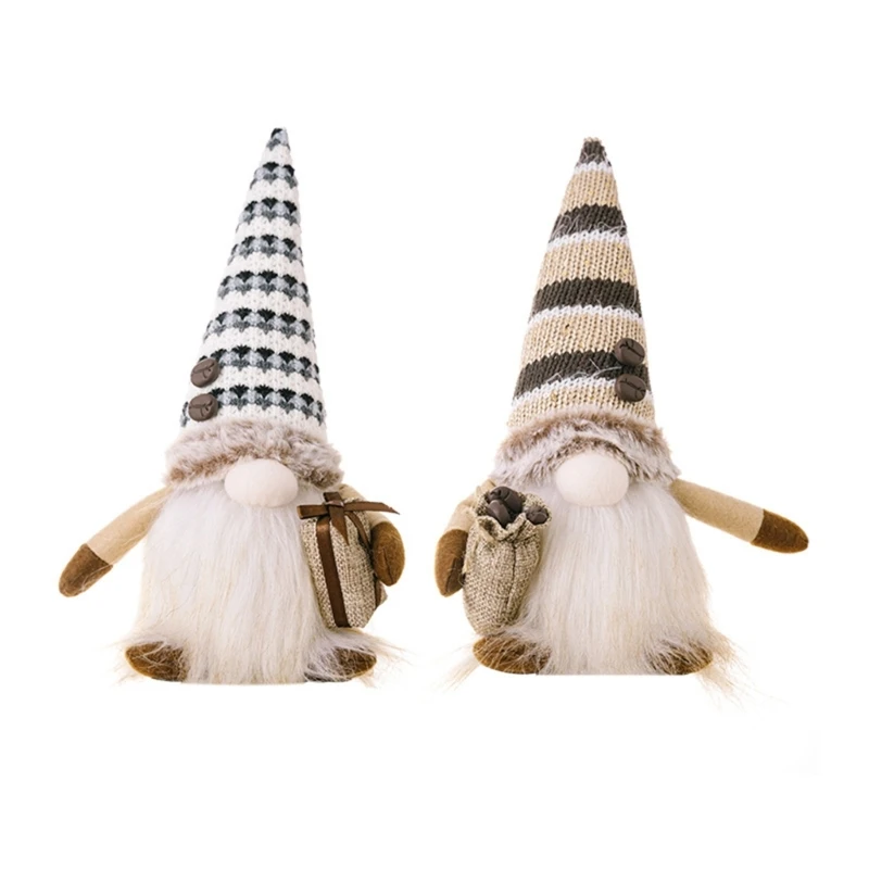 

Coffee Gnome with Light Art Crafts Household Decoration Ornament for Sofa Tabletop Party Background Decoration