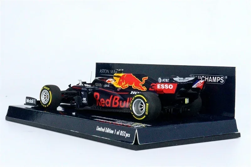 Модель автомобиля MINICHAMPS 1:43 2020 F1 Racing RB16 No33 Max WINNER ABU DHABI