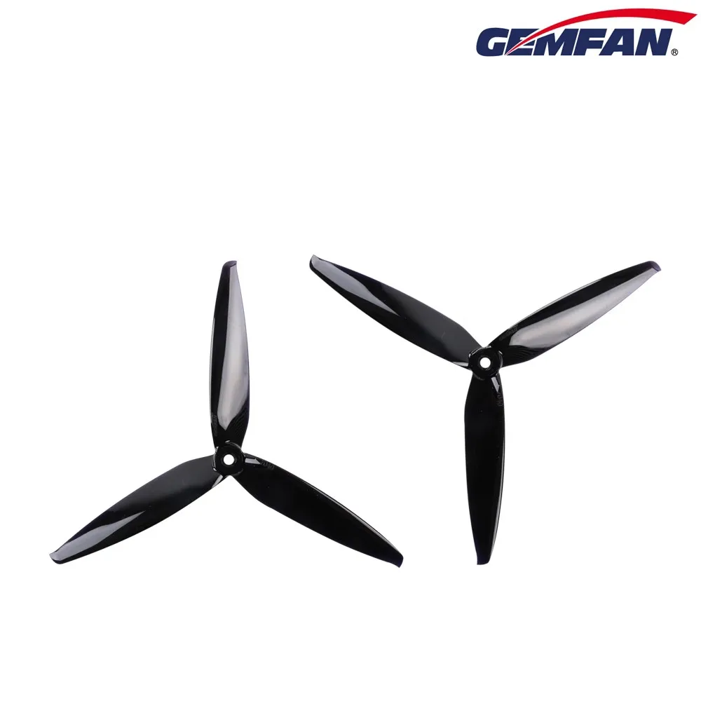 8 шт. 4CW 4CCW GEMFAN Flash 7040 Propeller 7X4X3 7 дюймов 3 лезвия реквизит для 6S FPV RC Дрон гонки Фристайл большой диапазон квадрокопт