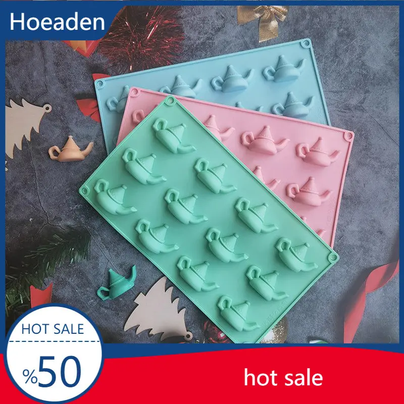 

12-Cavity Silicone Mold Teapot Shaped Small Cake Chocolate Pancake Mould Baking Dessert Kitchen DIY Handmade Epoxy Resin Mold