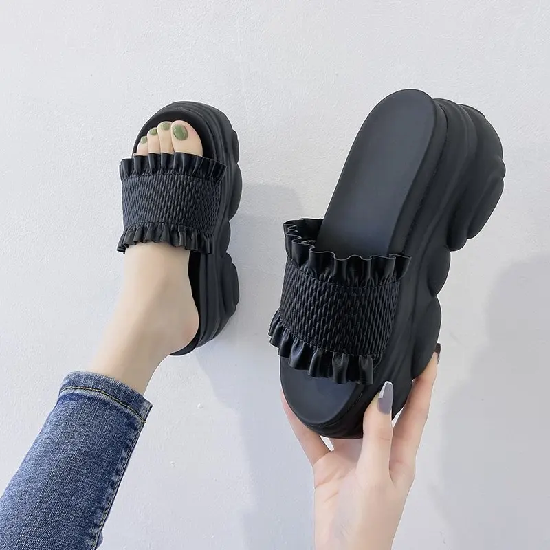 

Women Wedge Low Heel Sneakers Slides Platform Casual Shoes Luxury Soft Fashion Summer 2021