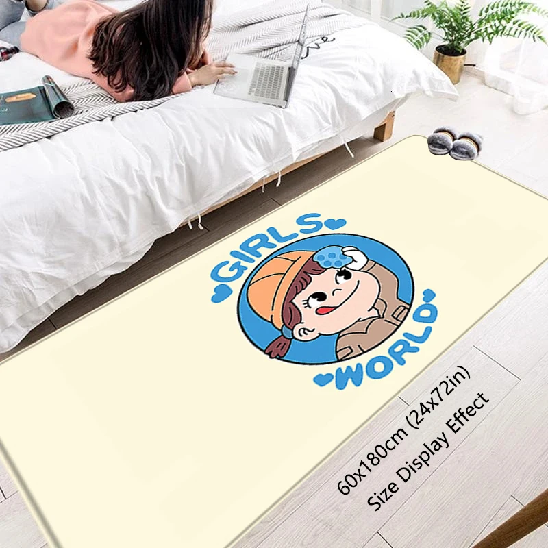 Фланелевой ковер с ритмическим принтом для детской комнаты дверной проем кухни