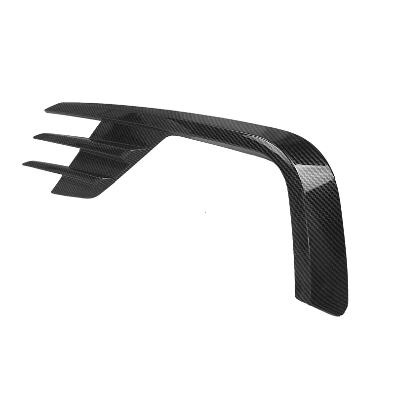 Carbon Fiber Front Fog Light Lamp Eyebrow Cover Trim Frame For Honda Accord 2021-2022 Wind Knife Grille Decor
