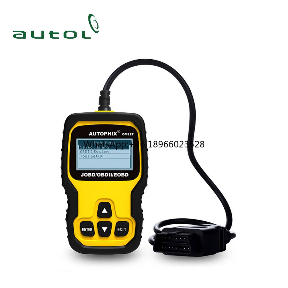 Автоматический считыватель кодов OM127 OBD2 EOBD диагностический сканер JOBD