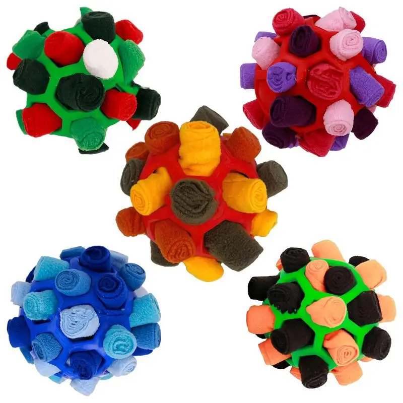 

Мяч для собак, мяч для домашних питомцев, увеличивающий коэффициент обучения, медленное кормление, активные игрушки-пазлы для собак, перено...