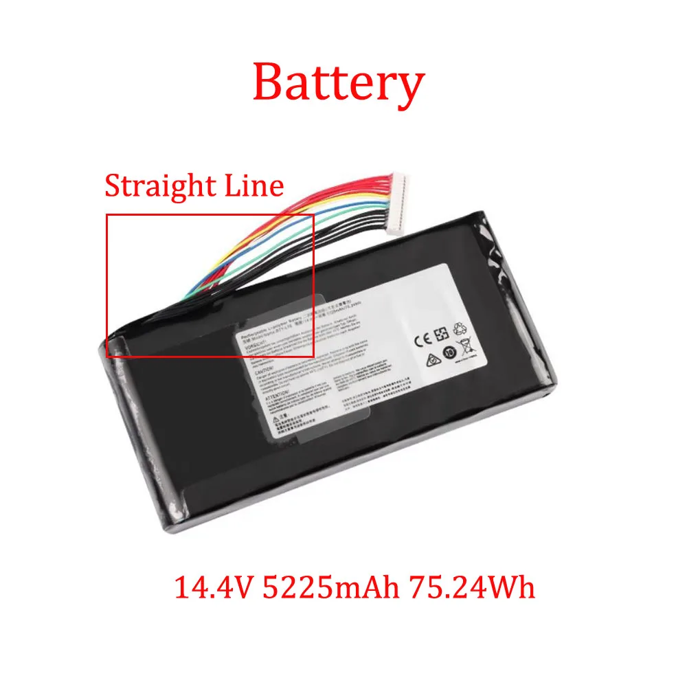 Аккумулятор для ноутбука 14 4 В 5225 мАч Вт-ч черный новый версия 1 прямая линия