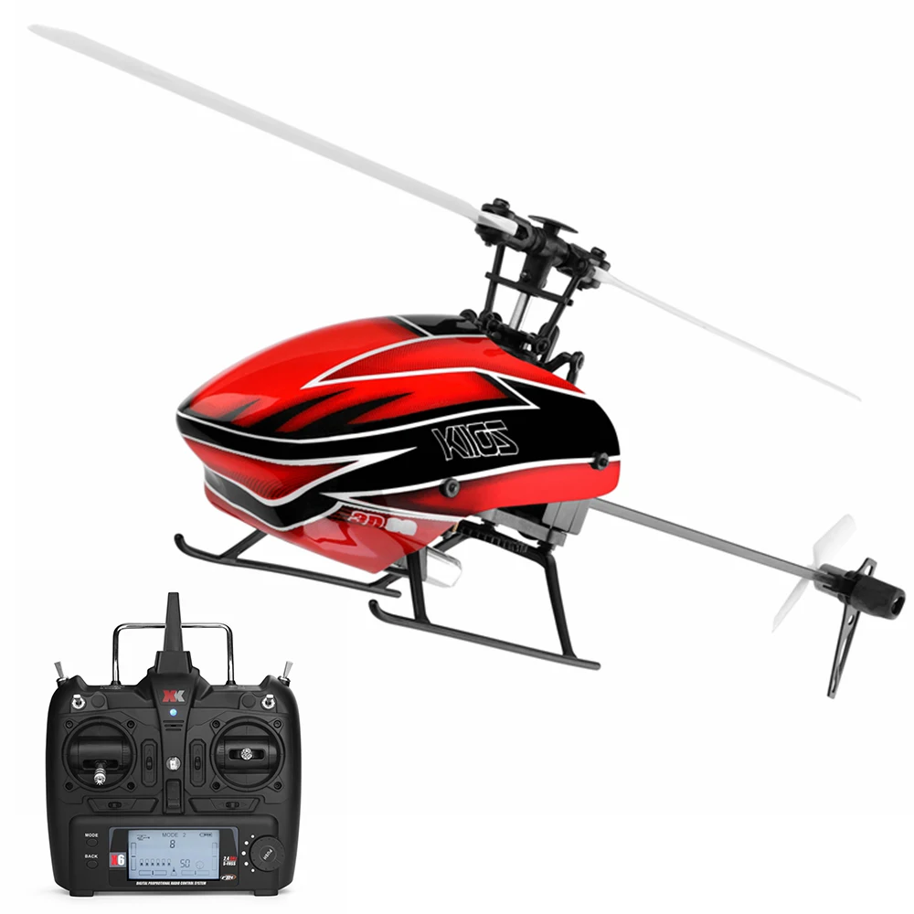 

Wltoys XK K110S 6CH Brushless 3D6G System RC Helicopter RTF Mode 2 Compatible with FUTABA S-FHSS