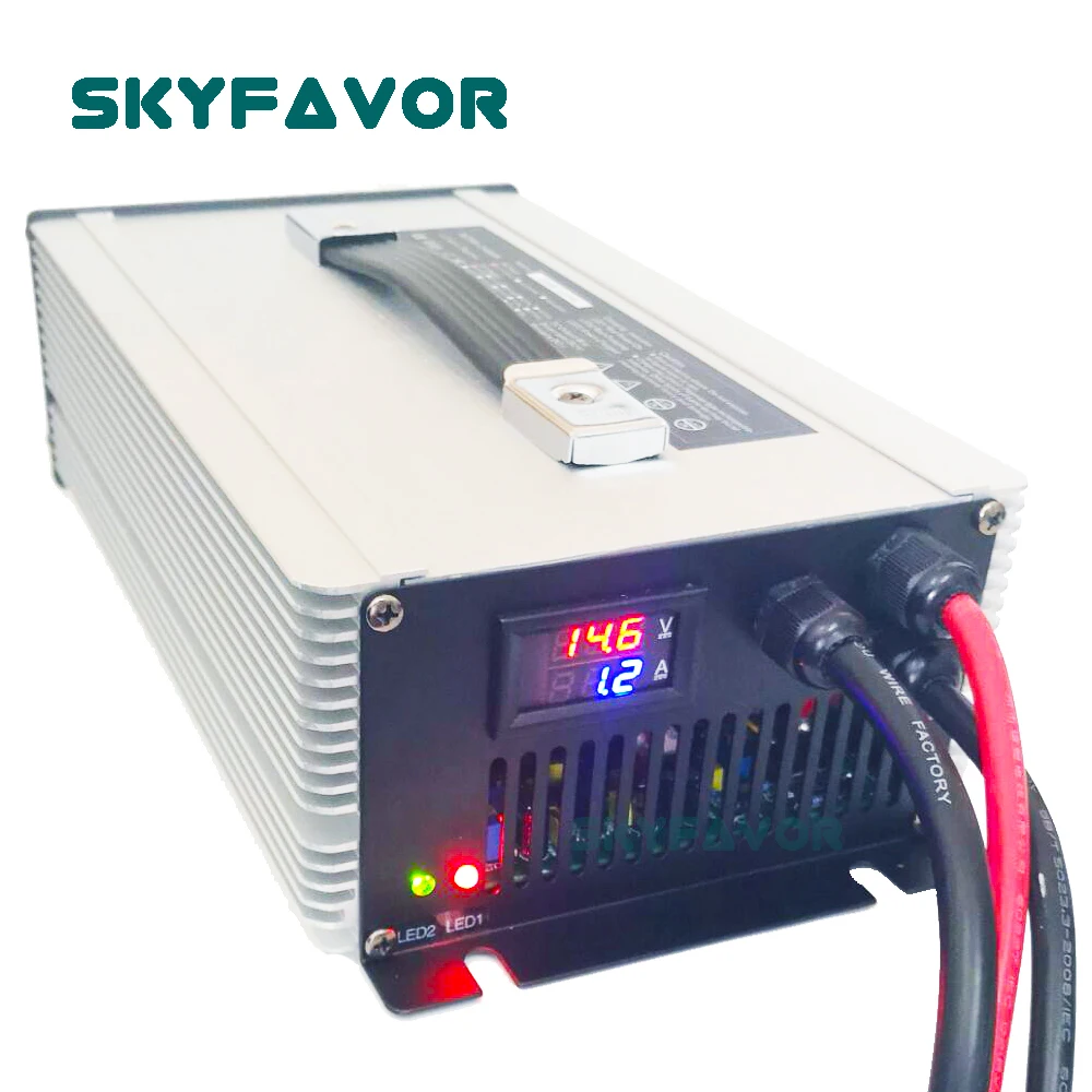 

Custom professional 12V lifepo4 battery charger 12V 90A lifepo4 battery charger for 12V 4S lifepo4 battery with LED display