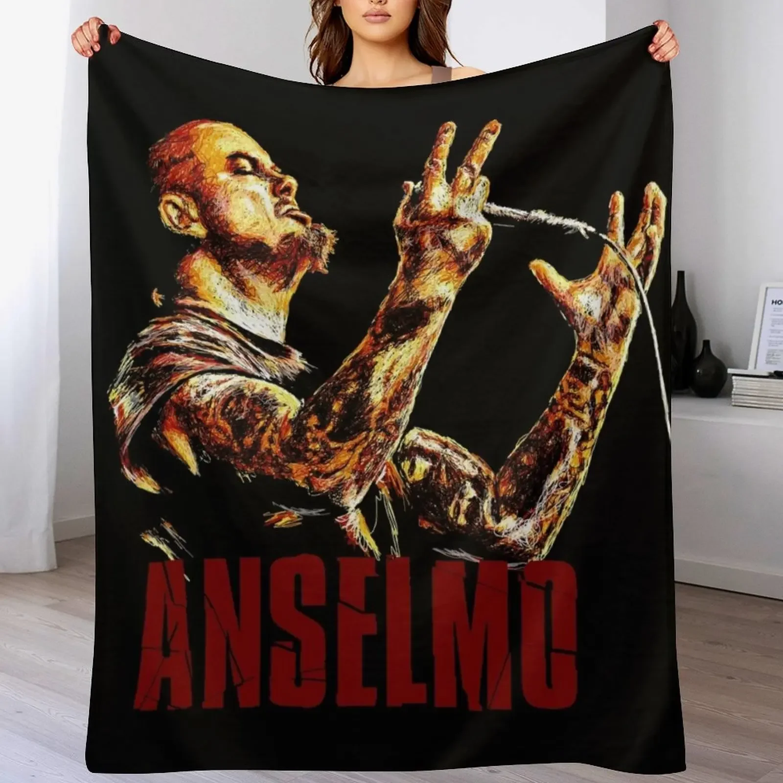 Одеяло Phil Anselmo для дивана тонкие дизайнерские одеяла