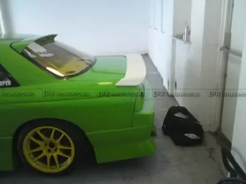 Глянцевый спойлер для заднего крыла Nissan Skyline R32 GTS GTR DM Style из углеродного волокна