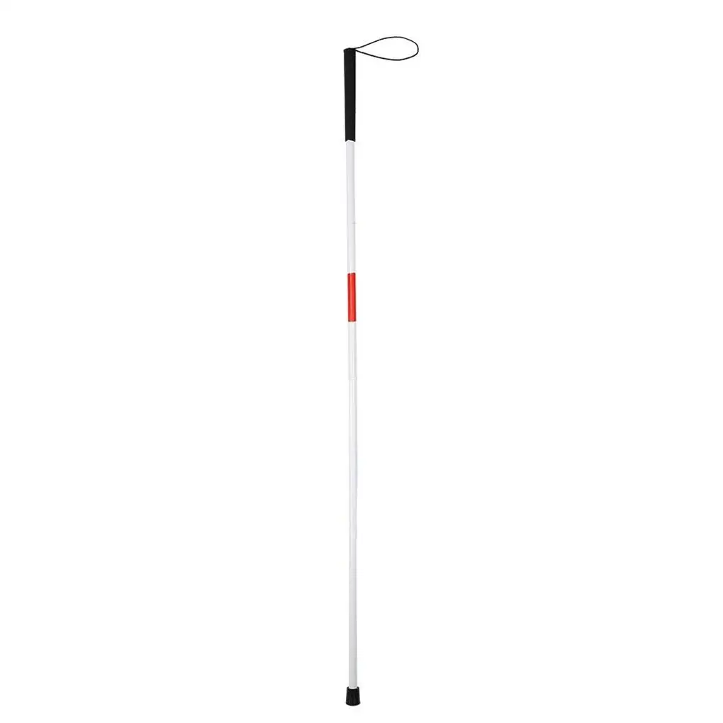 

Folding Foldable Reflective Cane Crutch Portable Anti-Shock Guide Walking Stick Blind People