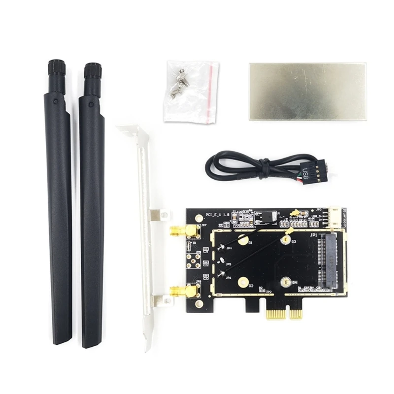 

Беспроводной адаптер Mini PCIE к PCI-E с поддержкой Bluetooth