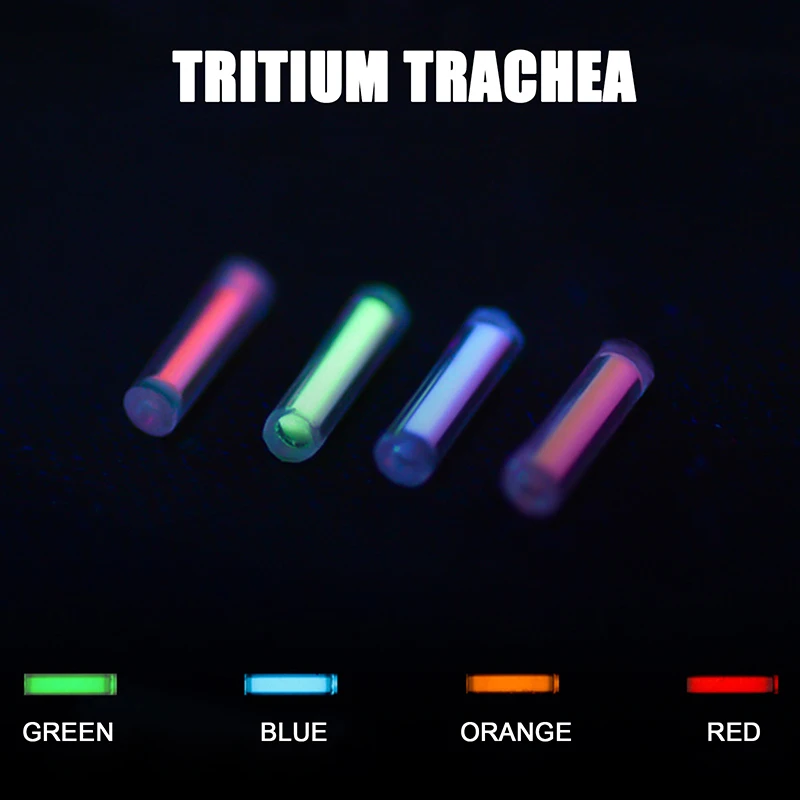 

2x6mm Tritium Gas Tube Self Luminous Emergency Light Glow In The Dark Fingertip Gyro For Outdoor Signal Lamp EDC Watch Decor