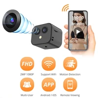 mini dual lens wifi sensor night vision wireless camera smart home security surveillance network camera driving recorder