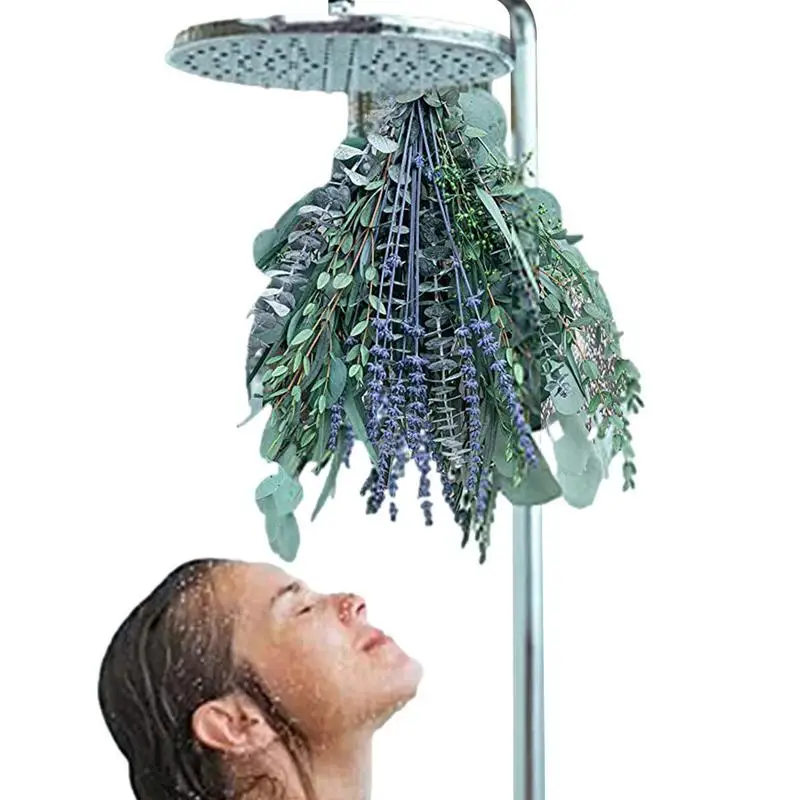 

Natural Fresh Eucalyptus Stems Shower Bundle Artificial Eucalyptus Leaves Green Fake Plant Branches For Wedding Party Outdoor