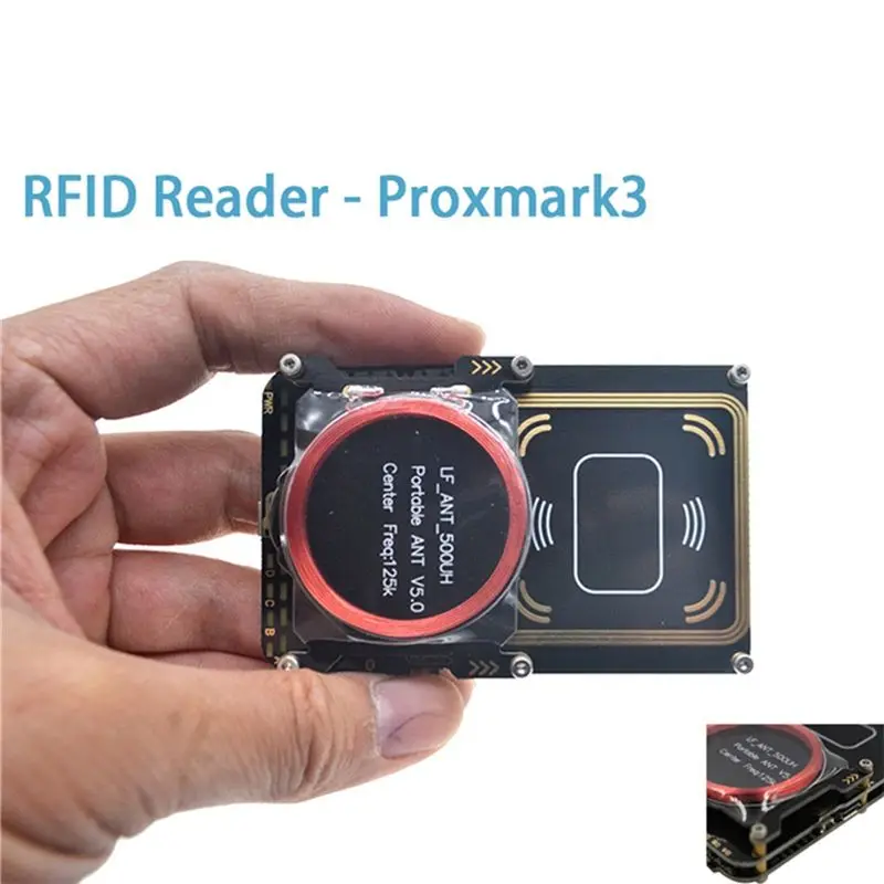 Фото ABZZ-Proxmark3 RFID-считыватель карт + 5 ключей-брелоков T5577, устройство для записи IC/ID ключей, дубликатор RFID, комплект для копирования и программирования смарт-чипов 5.0 №2