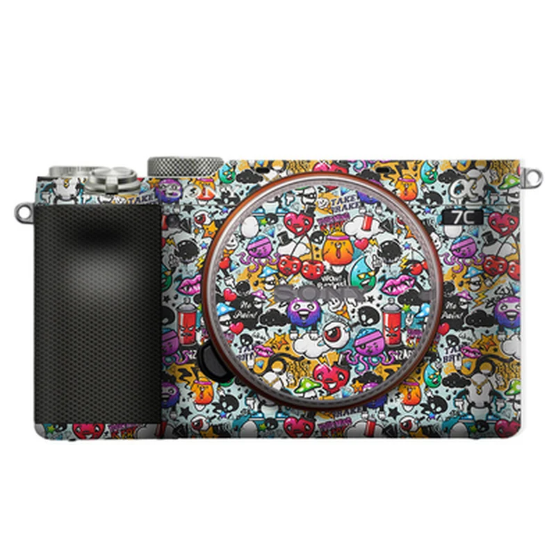 

For SONY A7C A7 C camera body skin anti-corrosion scratch-proof Cover up DIY carbon fiber sticker Protective film whole body