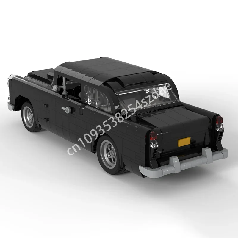 1479 шт. MOC Speed Champion автомобиль Chevyes Bel Air Street Rod суперкар строительные блоки гоночные