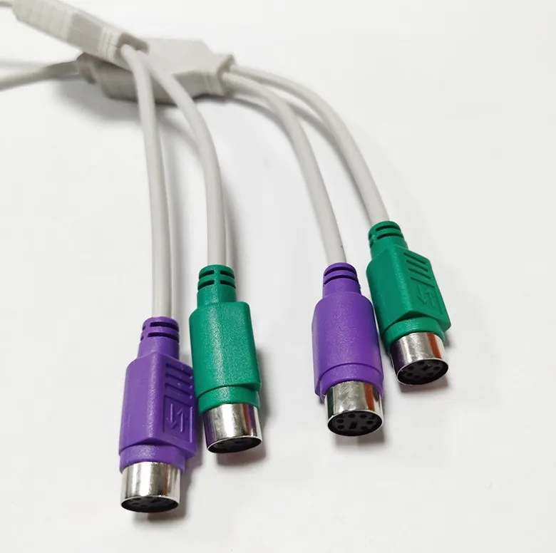 1 шт. горячая Распродажа USB папа к 6Pin 6 Pin PS2 Для PS/2 мама Удлинительный кабель