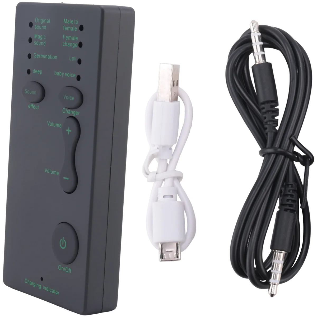 Замаскированный микрофон для телефона переходник с 8 режимами голосового